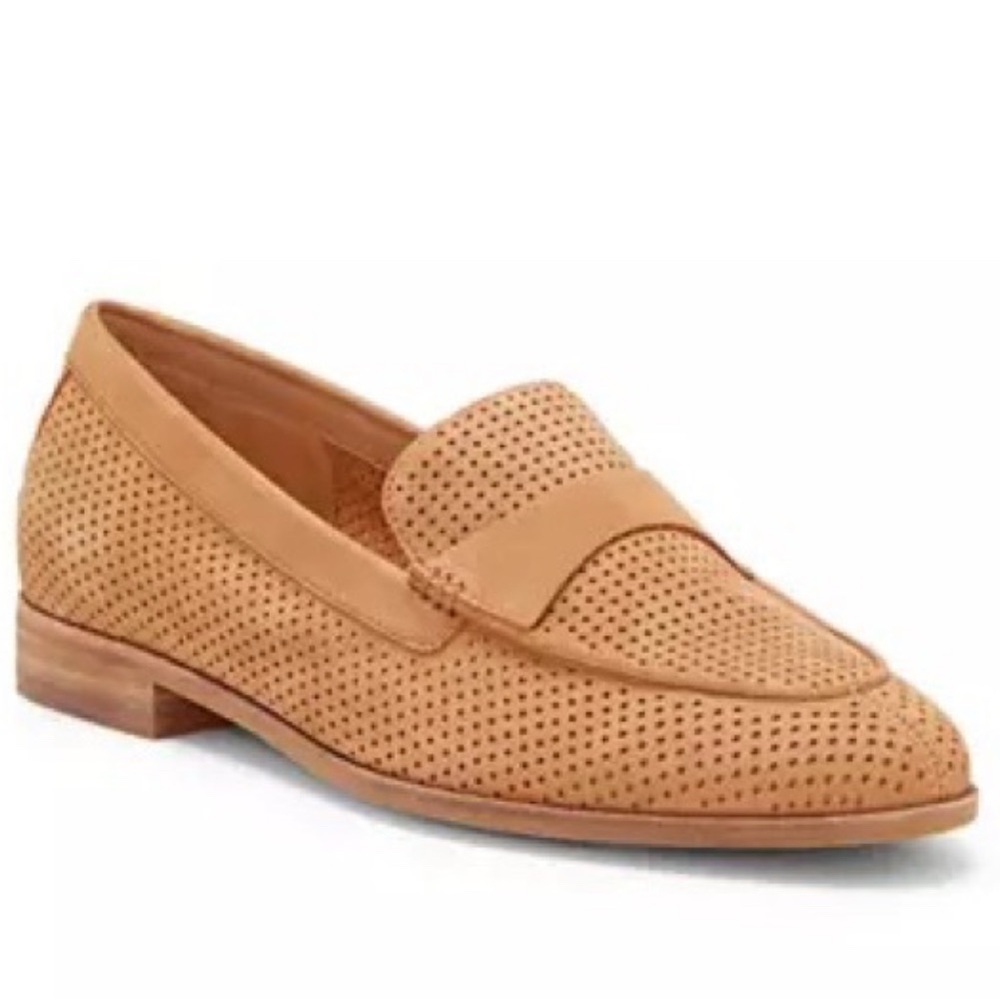Used Corso Como Beige Perforated Loafers Size 7.5